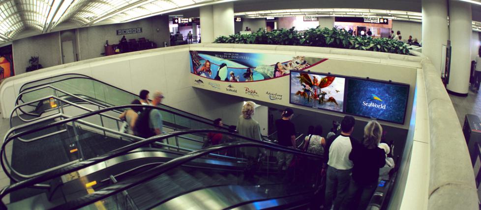 Escalator to Baggage Claim